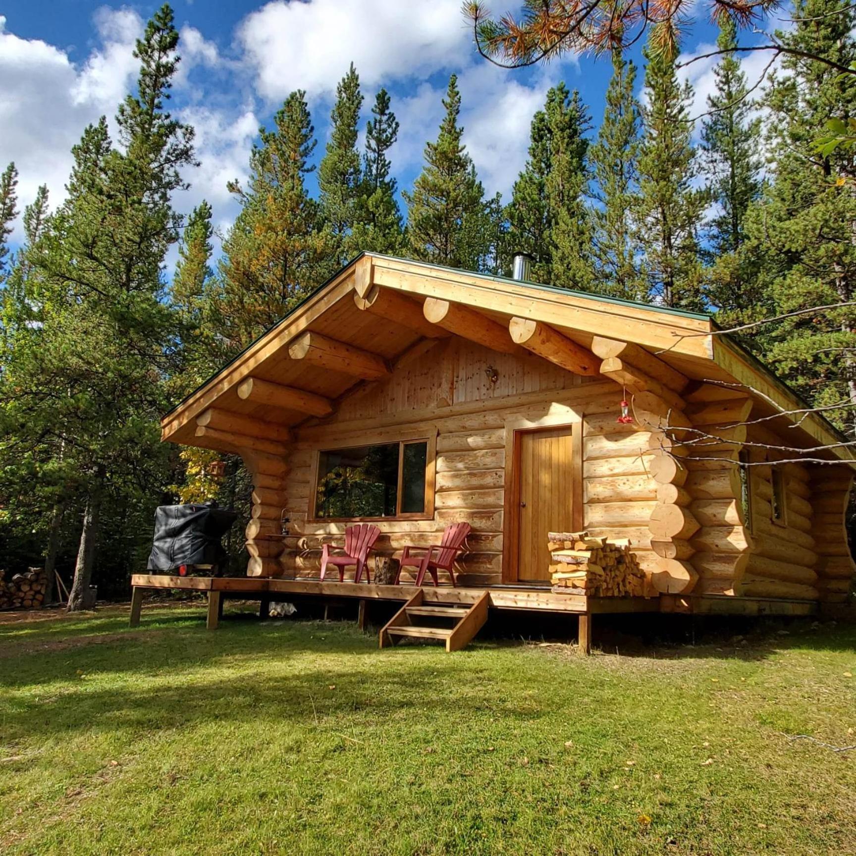 Rocky Mountain Escape Dome & Log Cabin Rentals - Rock Lake Rock Lake Lodge Provincial Park Eksteriør billede